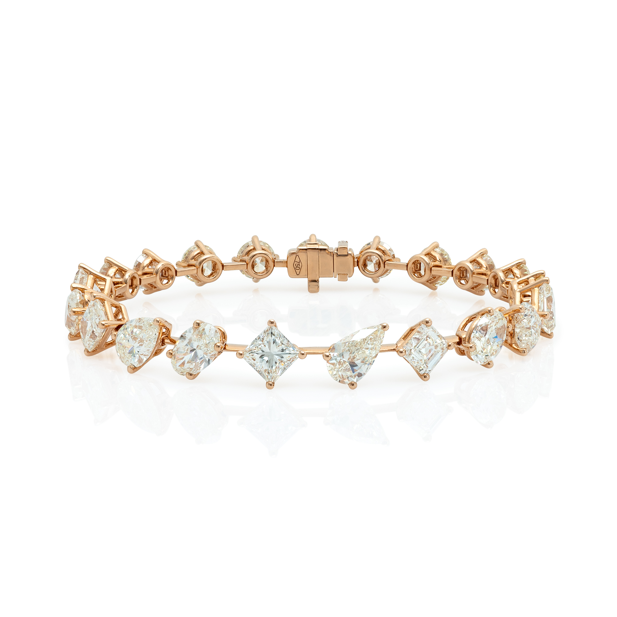 Fancy Shape Diamond Bracelet